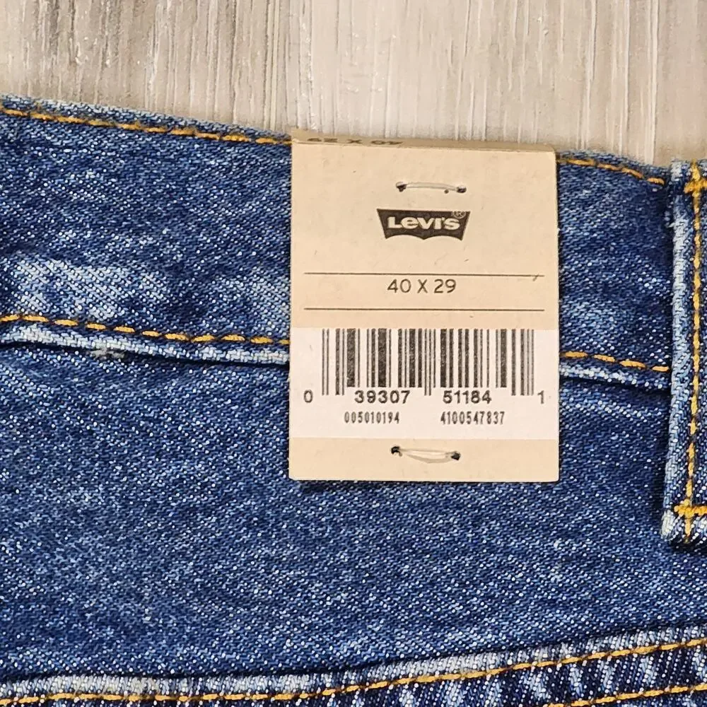 Levi's 501 Jeans Men's 40X29 Medium Wash Original New 005010194